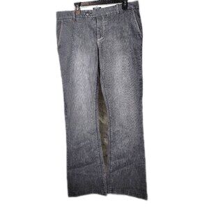 Neva jeans black washed‎ stretch wide leg loose fit size on tag 13 Style #YBS617